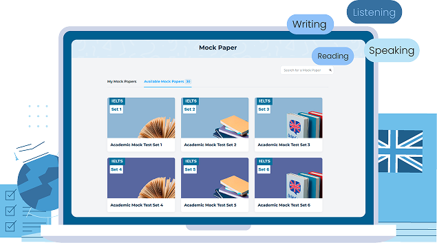 IELTS Online Mock Test graphic
